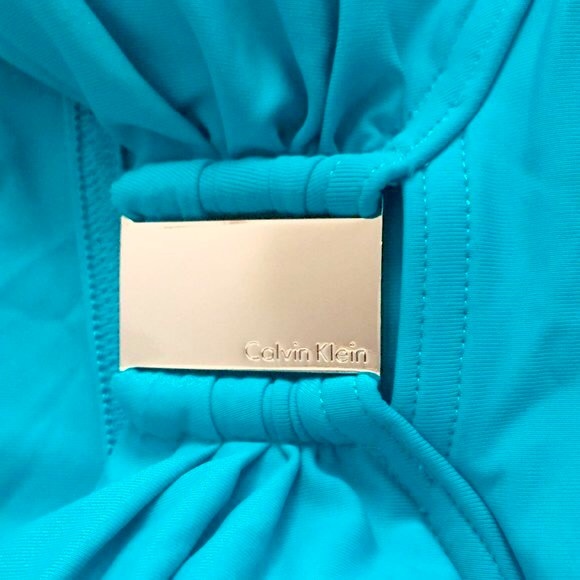 Calvin Klein Ruched Front Swimsuit - Picture 9 of 9